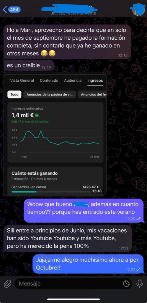 monetizatube opiniones alumnos del curso